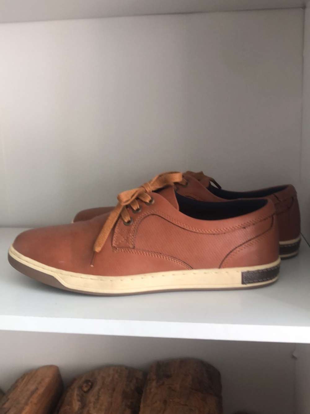 Jousen Men's Brown Casual Shoes - size 9 - made in Milan